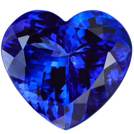 Танзанит, Сердце 15,26 Ct 1
