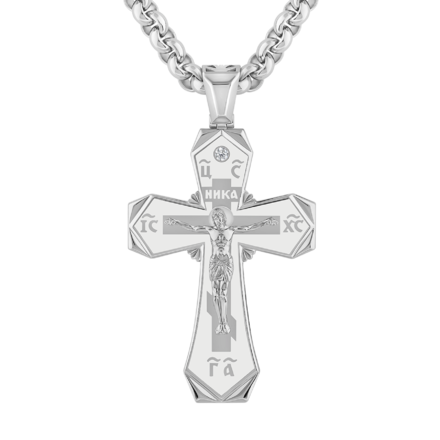 Подвес с бриллиантом, белое золото, н.керамика 1