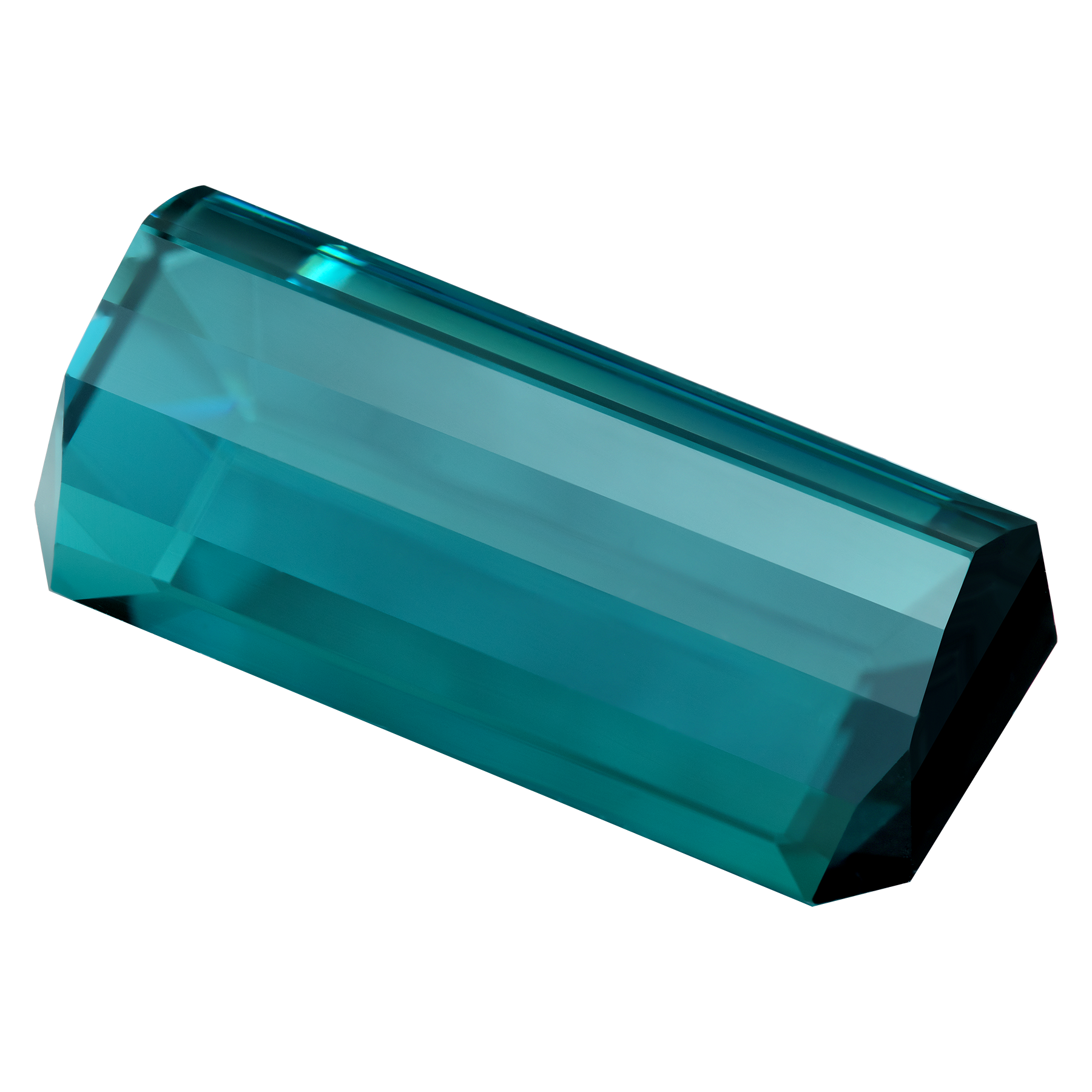 Турмалин Индиголит, Октагон, 10,73ct