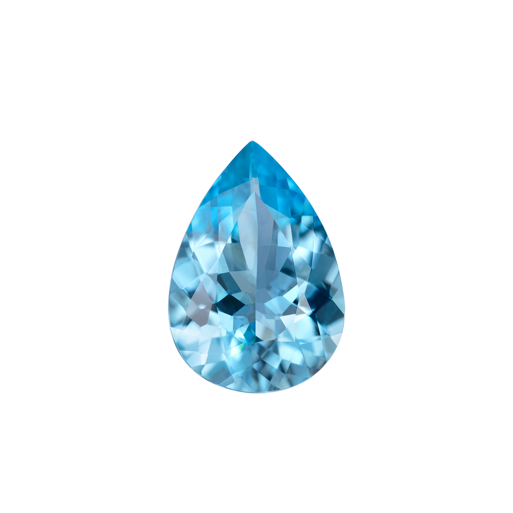 Аквамарин, Груша, 6,11ct