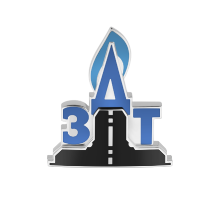 Нагрудный знак, белое золото, н.керамика 1