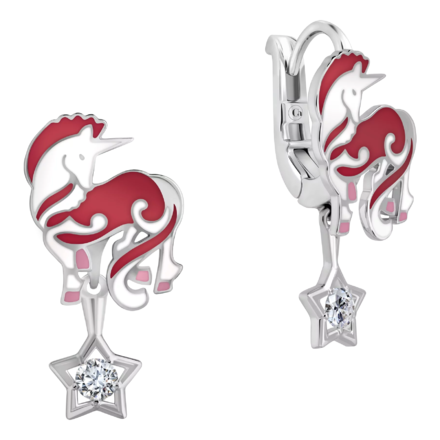 Серьги с бриллиантами, белое золото, н.керамика 1