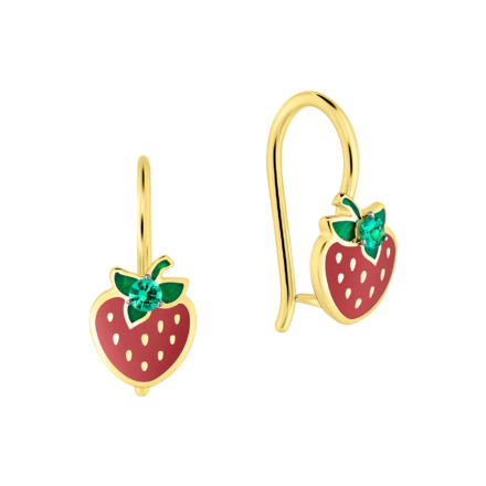 Серьги с изумрудами, жёлтое золото, н.керамика 1