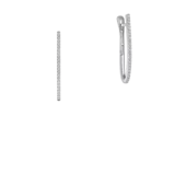 Серьги с бриллиантами, жёлтое и белое золото