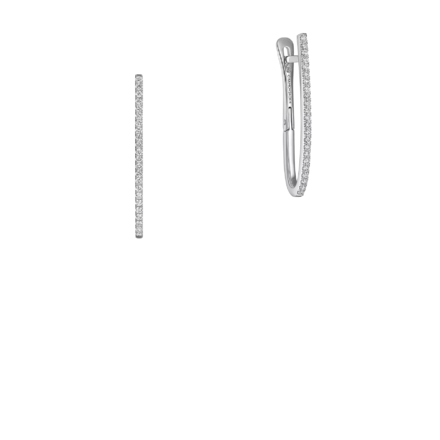 Серьги с бриллиантами, жёлтое и белое золото 3