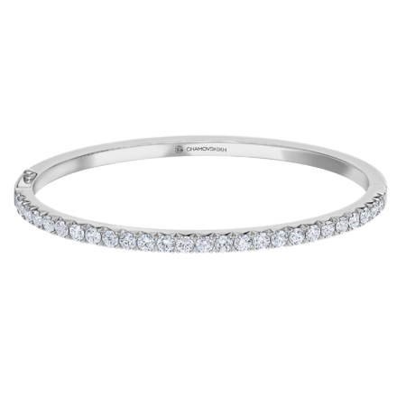 Браслет с бриллиантами, белое золото 1