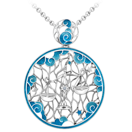 Подвес с бриллиантом, белое золото, н.керамика 1