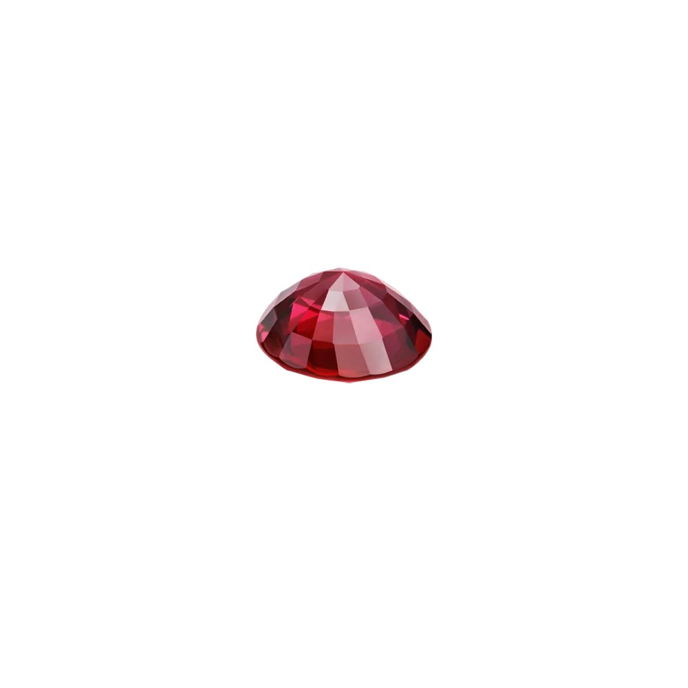 Рубин, MOZAMBIQUE, UNHEATED, круг, цвет Pigeon’s Blood, 1.11ct