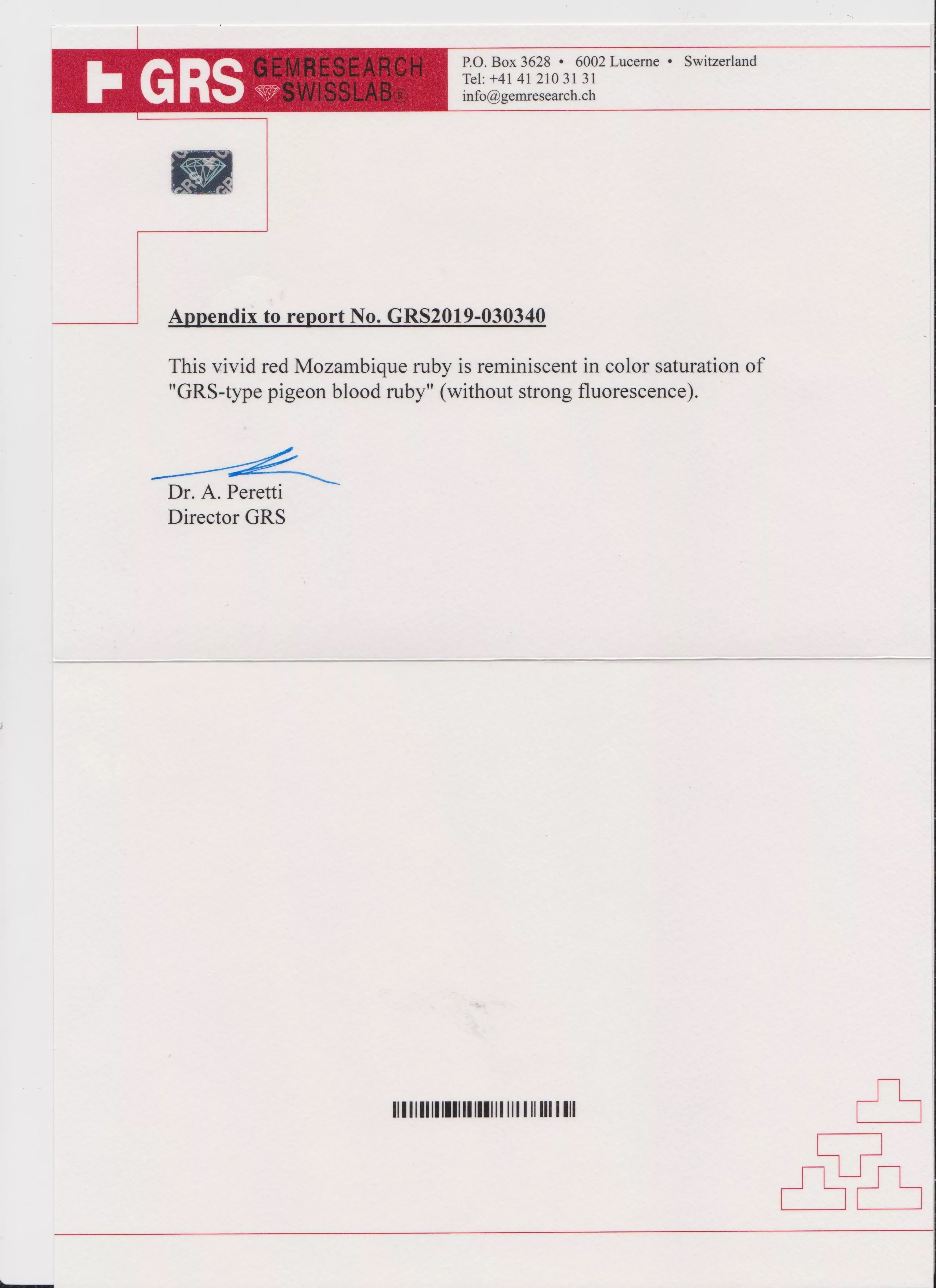 Рубин, MOZAMBIQUE, UNHEATED, круг, цвет Pigeon’s Blood, 1.11ct