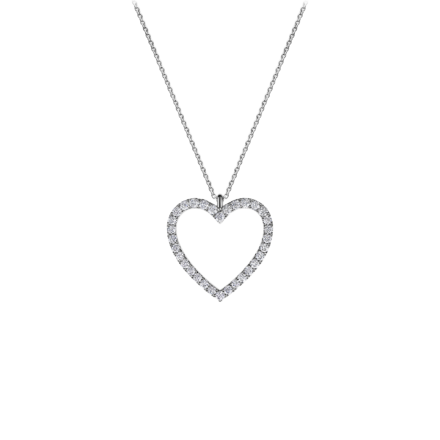 Колье с бриллиантами, белое золото 1