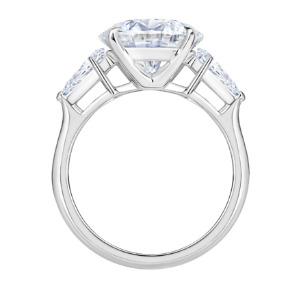 Кольцо с бриллиантами, белое золото 3