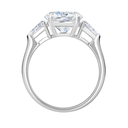 Помолвочное кольцо с бриллиантами, белое золото 3