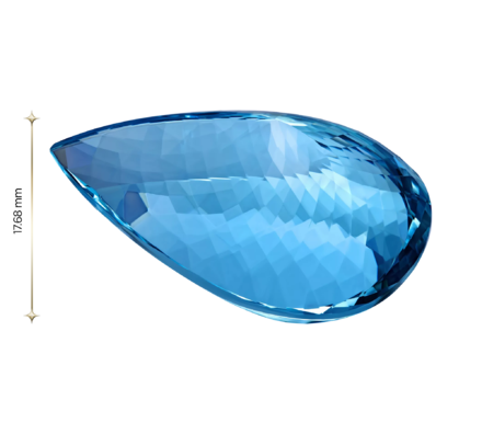 Аквамарин, Груша, 101,69 ct 4