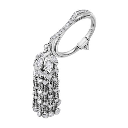 Кольцо с танзанитом и бриллиантами, белое золото 5