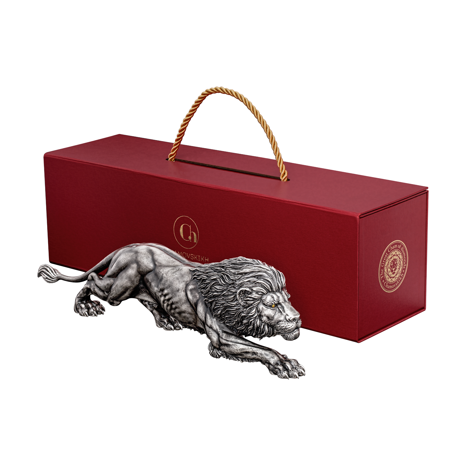 Настольная скульптура «Лев малый»