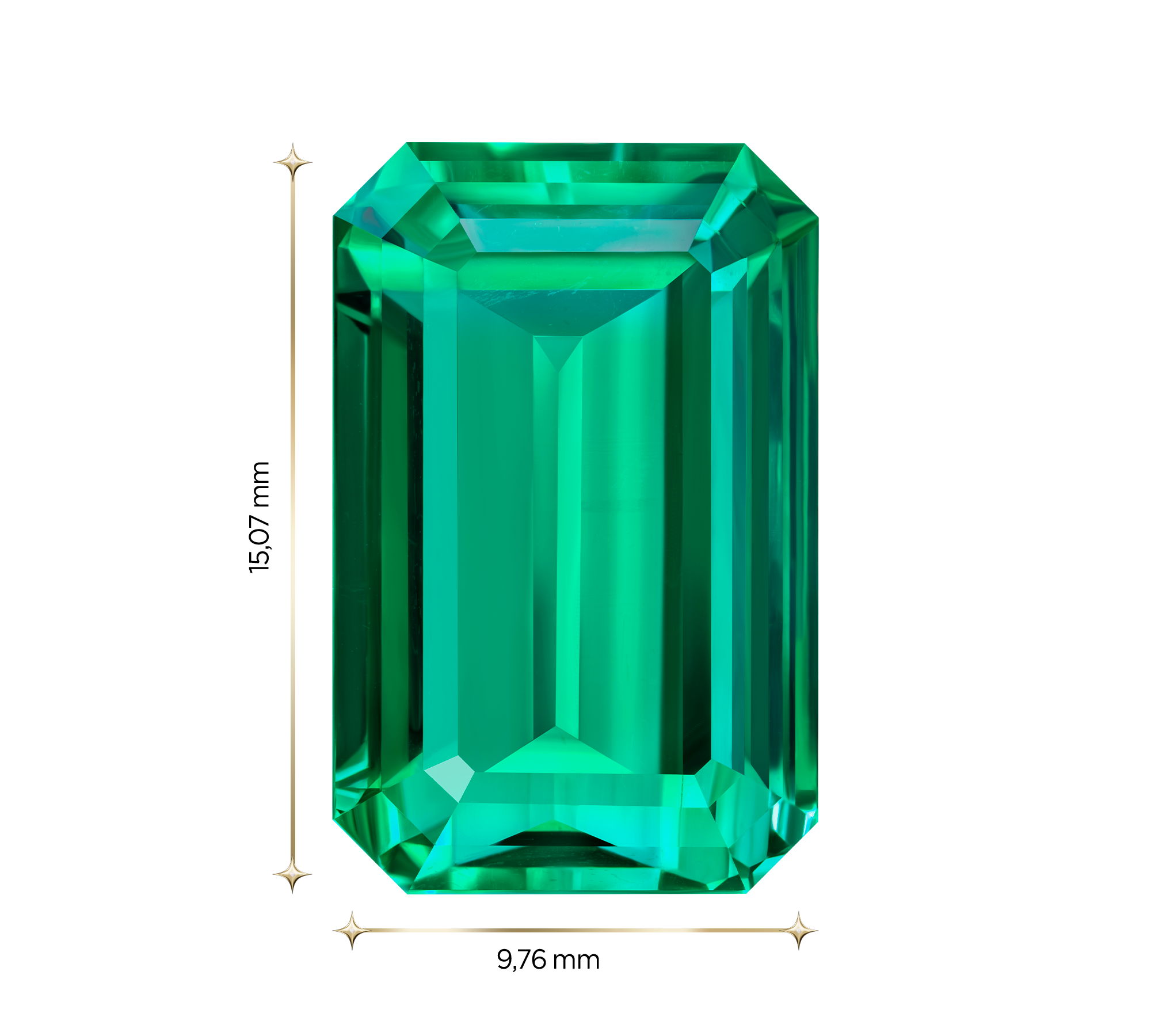 Изумруд, Ural, Russia, Октагон, 9,39ct