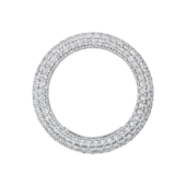 Кольцо с бриллиантами, белое золото